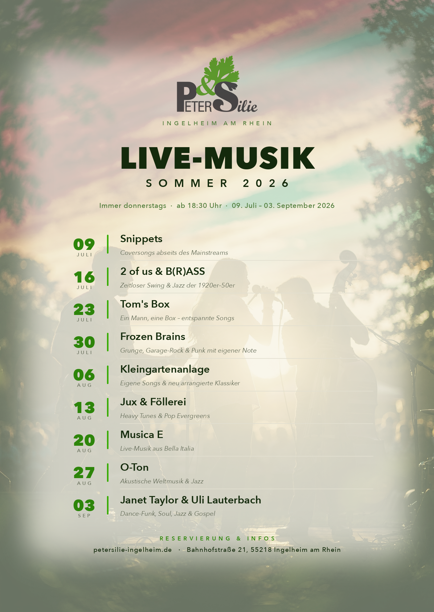 Live Musik 2026